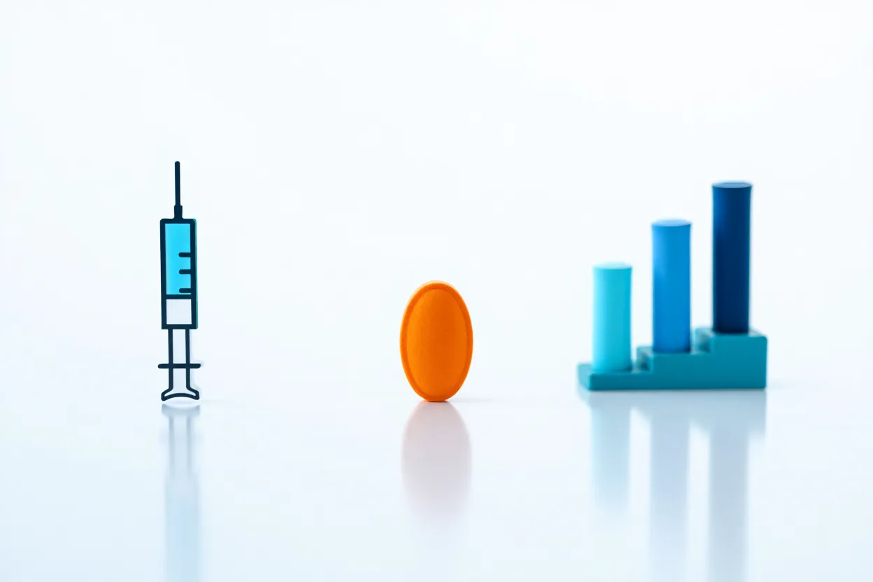 Comparaison de traitements GLP-1 oraux et injectables — classement cardiométabolique