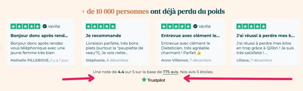 Régimes et perte de poids efficace : Qilibri ou CommeJ'aime ? Nous avons fait un choix et il va vous surprendre... 6